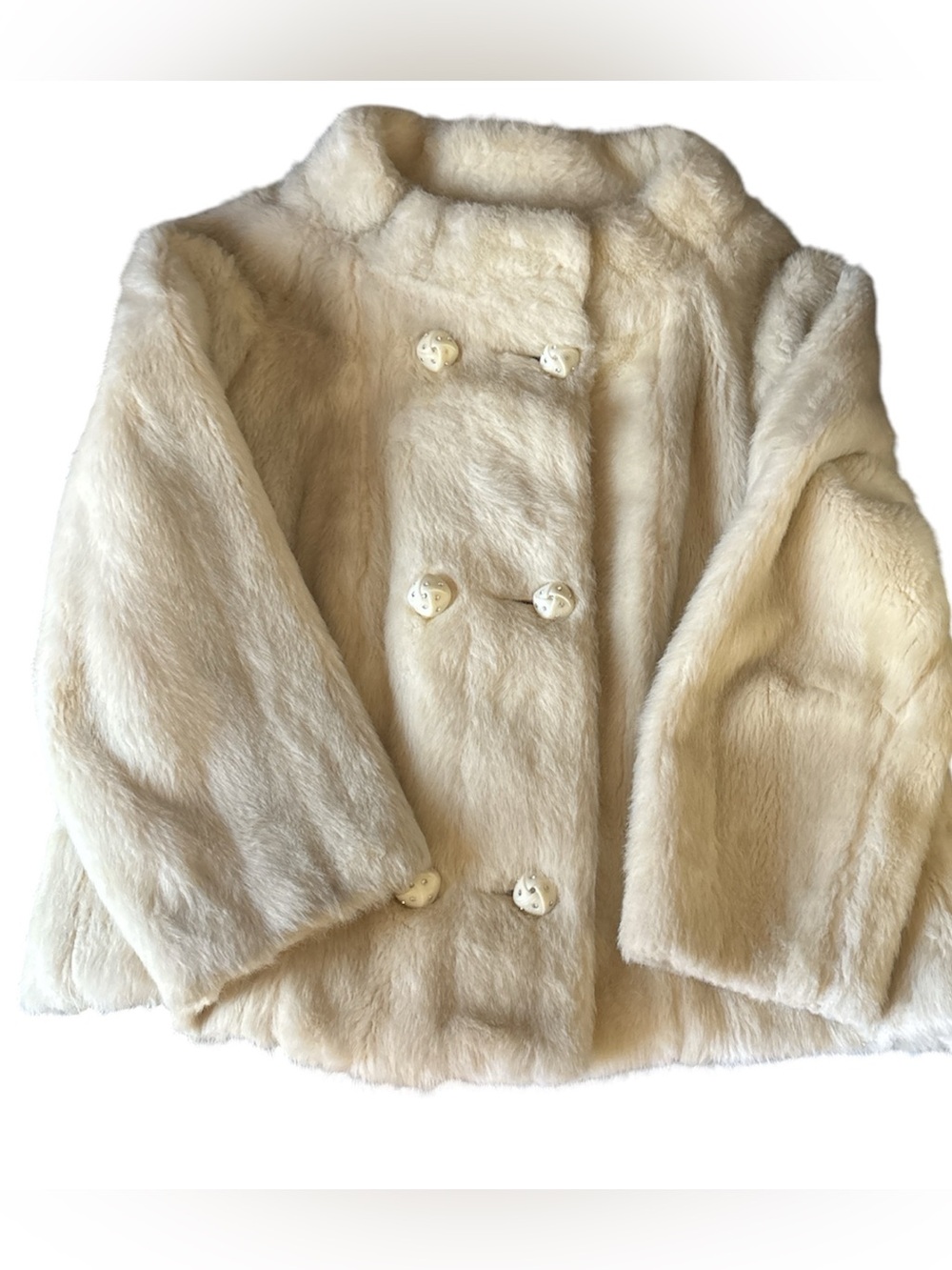 Vintage Beeline Faux Fur Coat